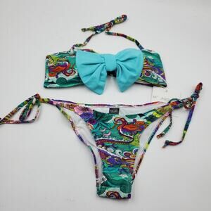 4/$25 Bandeau Top Tie Sides 2 Pieces Bikini